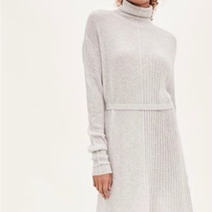Helmut Lang Gray Long Sleeve Dress